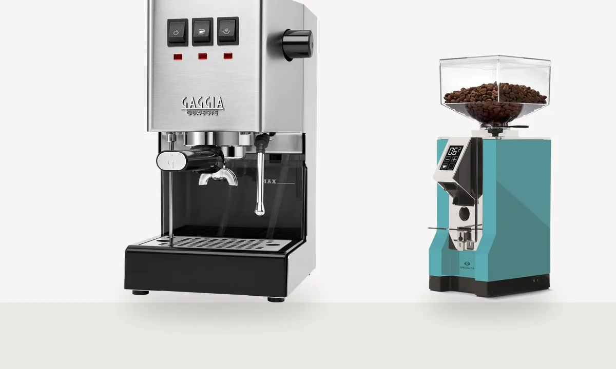 Gaggia Classic E24 and Eureka Mignon Specialita package